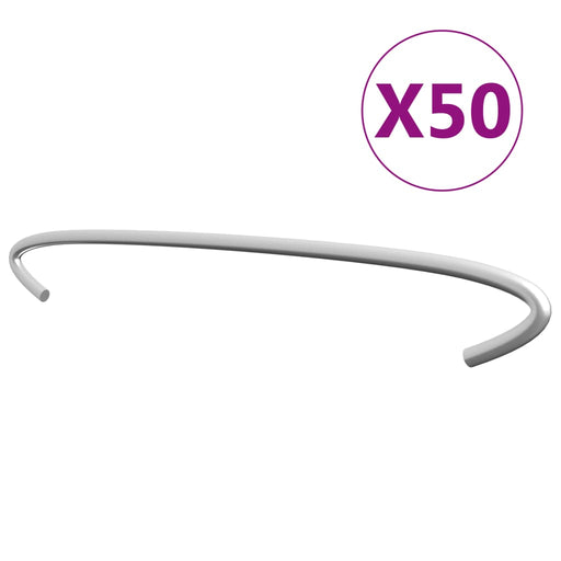 Cârlige pentru gabioane, 50 buc., oțel galvanizat, 40 cm - WALTI WALTI
