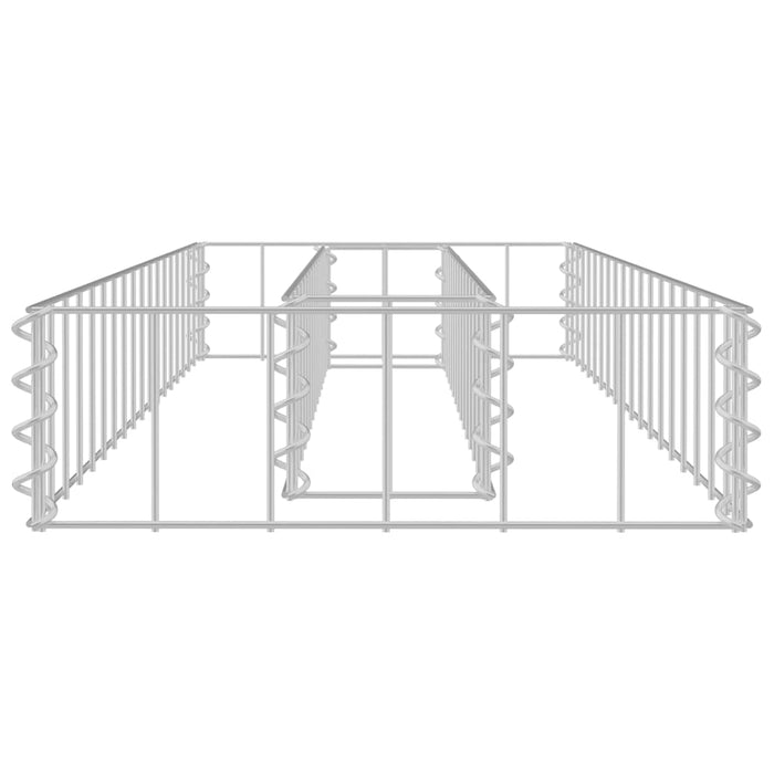 Strat înălțat gabion, 90 x 30 x 10 cm, oțel galvanizat - WALTI WALTI