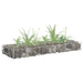 Strat înălțat gabion, 90 x 30 x 10 cm, oțel galvanizat - WALTI WALTI