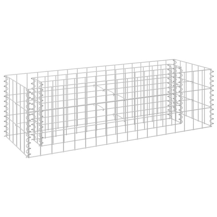 Strat înălțat gabion, 90 x 30 x 30 cm, oțel galvanizat - WALTI WALTI