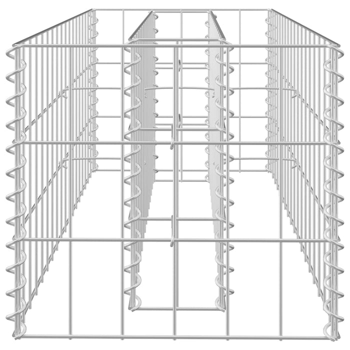Strat înălțat gabion, 90 x 30 x 30 cm, oțel galvanizat - WALTI WALTI