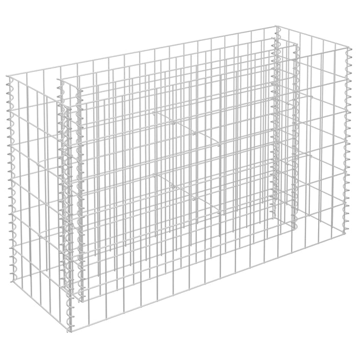Strat înălțat gabion, 90 x 30 x 60 cm, oțel galvanizat - WALTI WALTI