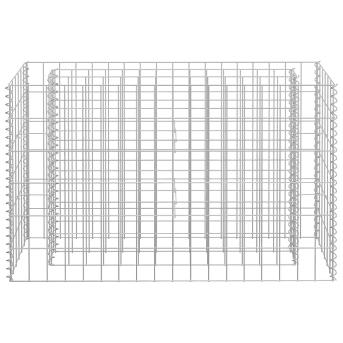 Strat înălțat gabion, 90 x 30 x 60 cm, oțel galvanizat - WALTI WALTI
