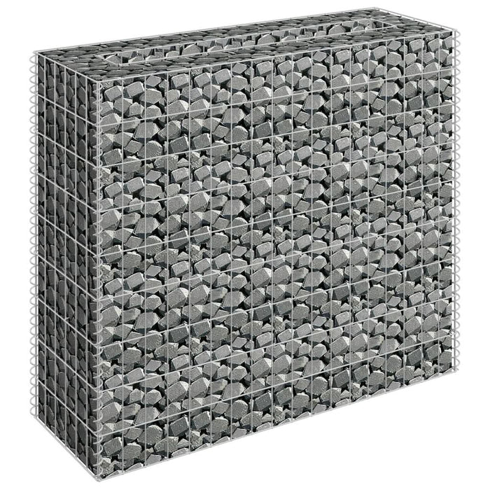 Strat înălțat gabion, 90 x 30 x 90 cm, oțel galvanizat - WALTI WALTI