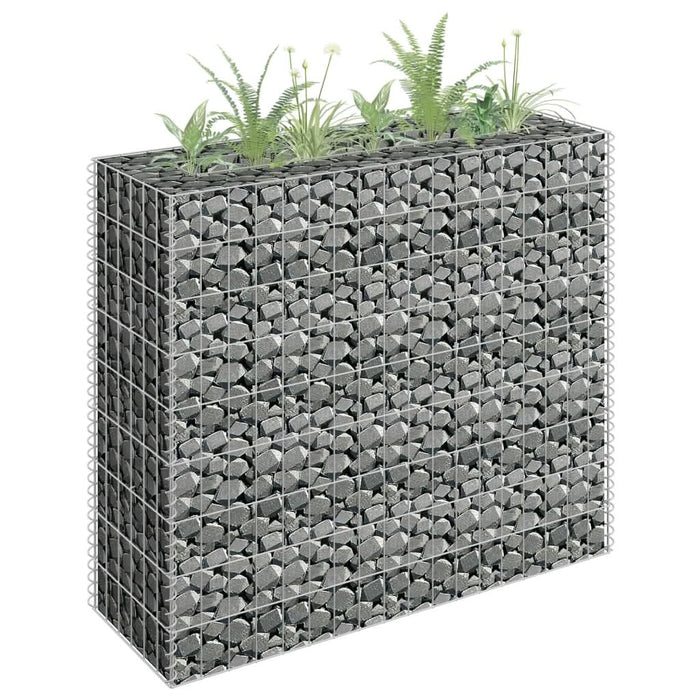 Strat înălțat gabion, 90 x 30 x 90 cm, oțel galvanizat - WALTI WALTI