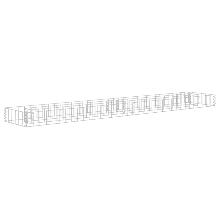 Strat înălțat gabion, 180x30x10 cm, oțel galvanizat - WALTI WALTI