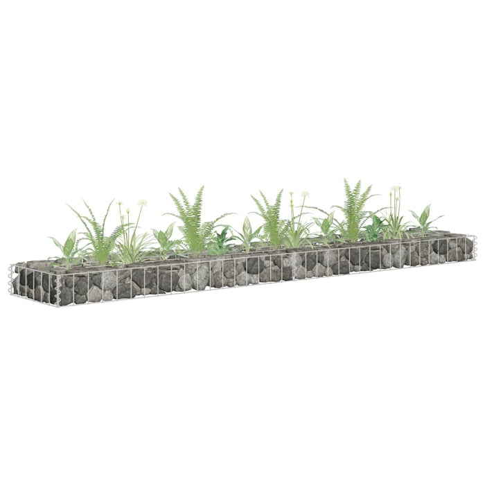 Strat înălțat gabion, 180x30x10 cm, oțel galvanizat - WALTI WALTI