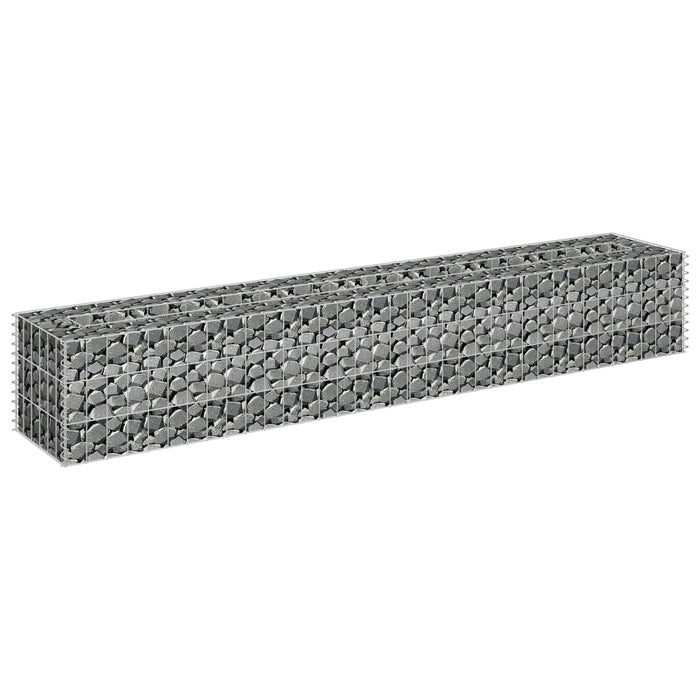 Strat înălțat gabion, 180 x 30 x 30 cm, oțel galvanizat - WALTI WALTI