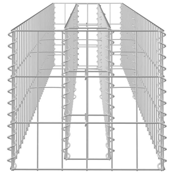 Strat înălțat gabion, 180 x 30 x 30 cm, oțel galvanizat - WALTI WALTI