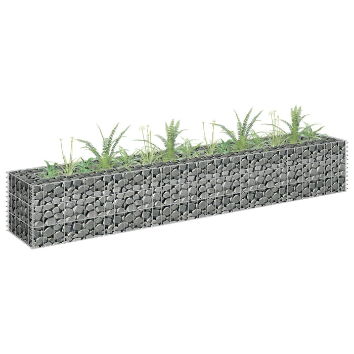 Strat înălțat gabion, 180 x 30 x 30 cm, oțel galvanizat - WALTI WALTI