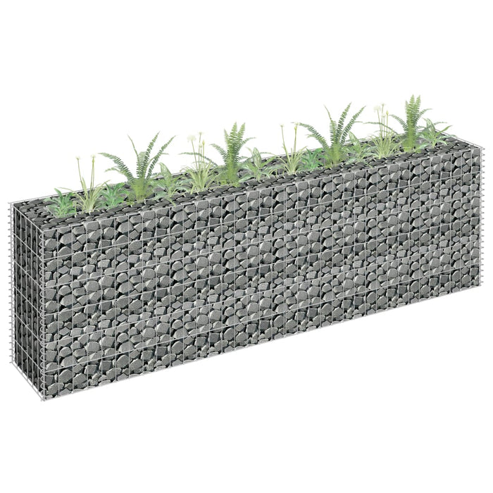 Strat înălțat gabion, 180 x 30 x 60 cm, oțel galvanizat - WALTI WALTI