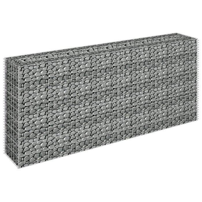 Strat înălțat gabion, 180 x 30 x 90 cm, oțel galvanizat - WALTI WALTI
