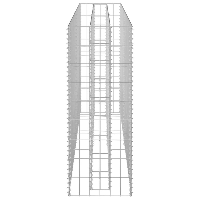 Strat înălțat gabion, 180 x 30 x 90 cm, oțel galvanizat - WALTI WALTI
