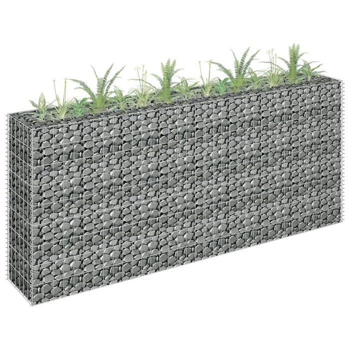 Strat înălțat gabion, 180 x 30 x 90 cm, oțel galvanizat - WALTI WALTI