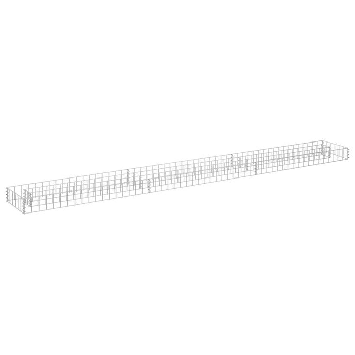 Strat înălțat gabion, 270x30x10 cm, oțel galvanizat - WALTI WALTI