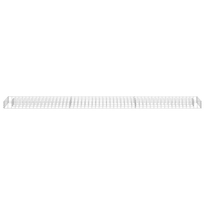 Strat înălțat gabion, 270x30x10 cm, oțel galvanizat - WALTI WALTI