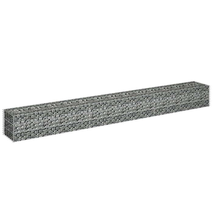 Strat înălțat gabion, 270 x 30 x 30 cm, oțel galvanizat - WALTI WALTI