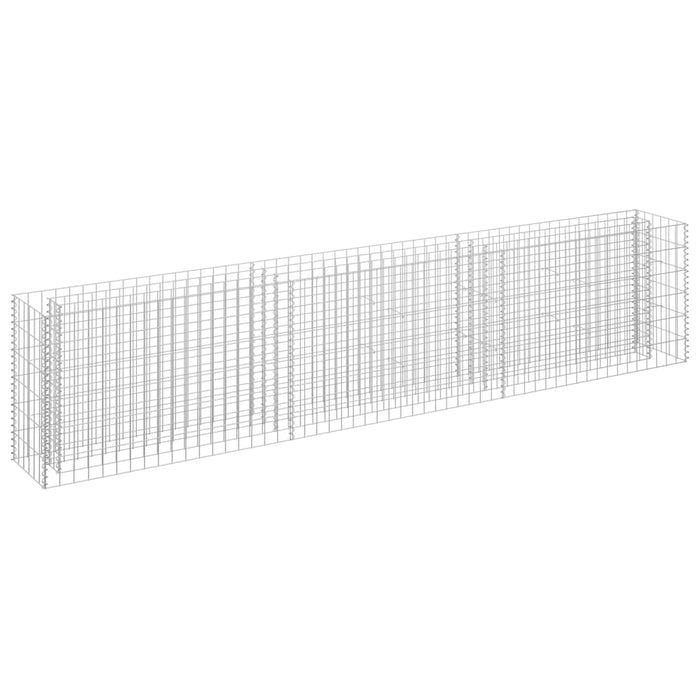 Strat înălțat gabion, 270 x 30 x 60 cm, oțel galvanizat - WALTI WALTI