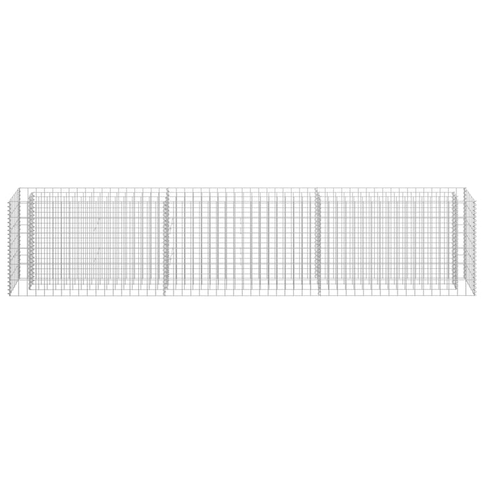 Strat înălțat gabion, 270 x 30 x 60 cm, oțel galvanizat - WALTI WALTI