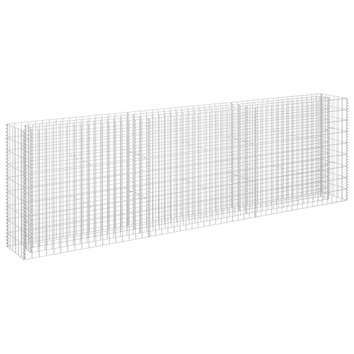 Strat înălțat gabion, 270 x 30 x 90 cm, oțel galvanizat - WALTI WALTI