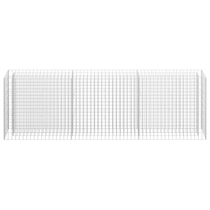Strat înălțat gabion, 270 x 30 x 90 cm, oțel galvanizat - WALTI WALTI