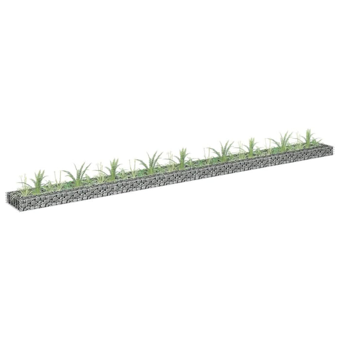 Strat înălțat gabion, 360x30x10 cm, oțel galvanizat - WALTI WALTI