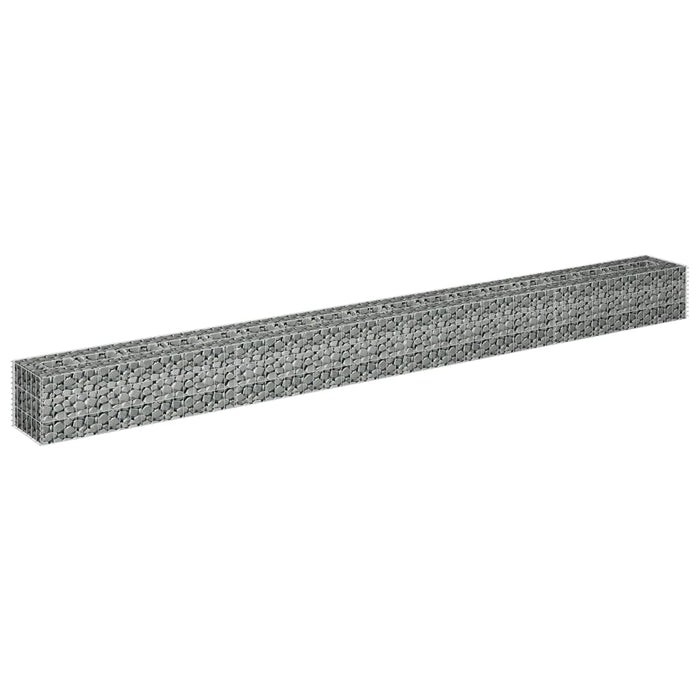 Strat înălțat gabion, 360 x 30 x 30 cm, oțel inoxidabil - WALTI WALTI