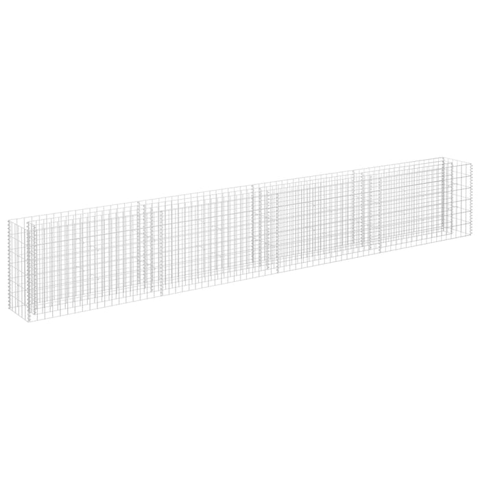 Strat înălțat gabion, 360 x 30 x 60 cm, oțel inoxidabil - WALTI WALTI