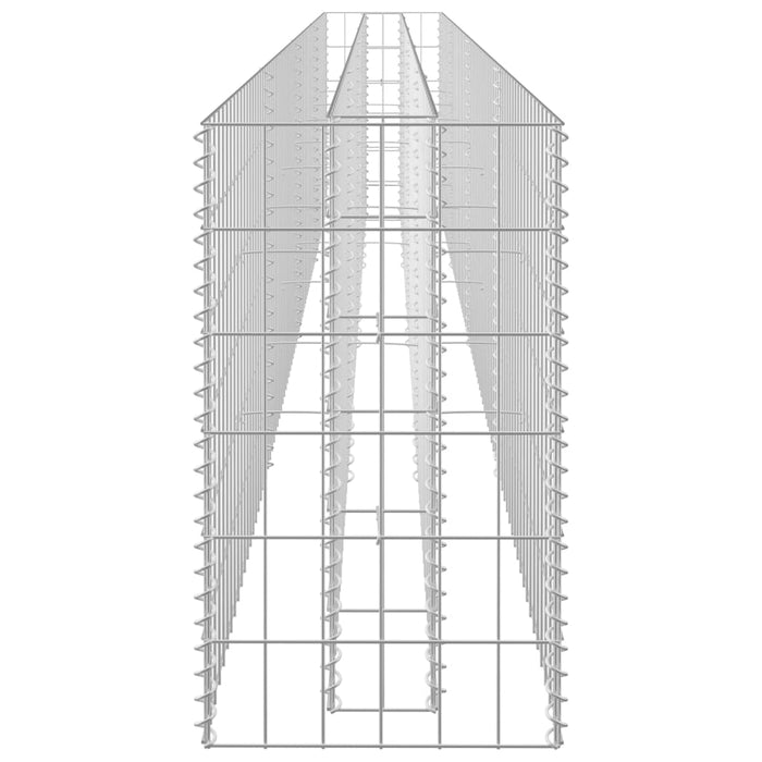 Strat înălțat gabion, 360 x 30 x 60 cm, oțel inoxidabil - WALTI WALTI