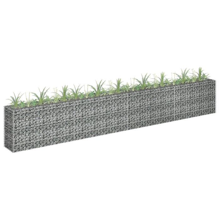 Strat înălțat gabion, 360 x 30 x 60 cm, oțel inoxidabil - WALTI WALTI