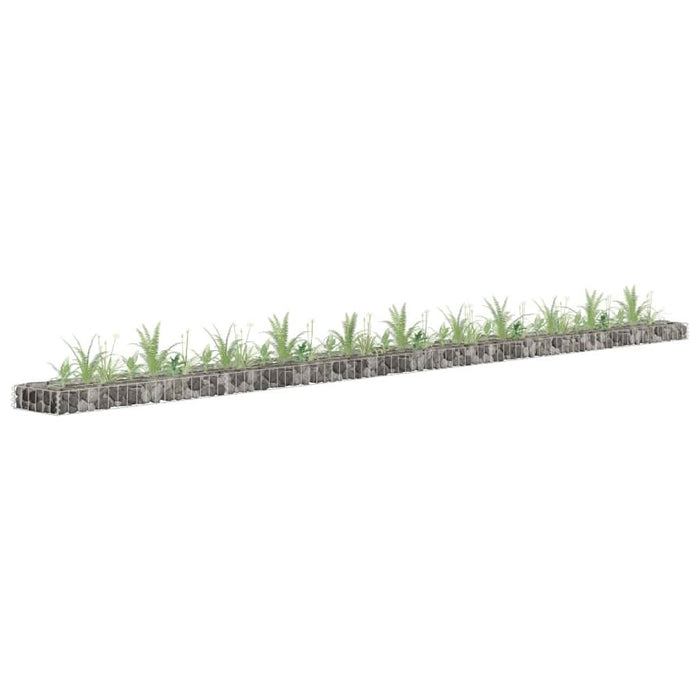 Strat înălțat gabion, 450x30x10 cm, oțel galvanizat - WALTI WALTI