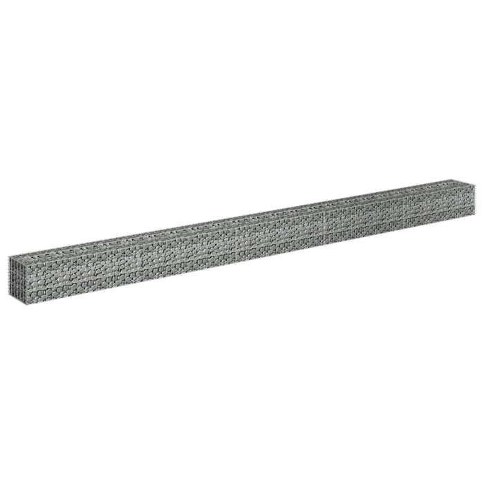 Strat înălțat gabion, 450 x 30 x 30 cm, oțel galvanizat - WALTI WALTI