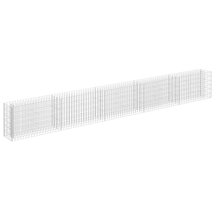 Strat înălțat gabion, 450 x 30 x 60 cm, oțel inoxidabil - WALTI WALTI