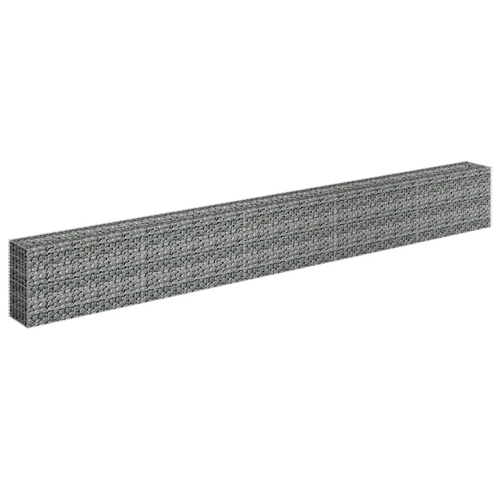 Strat înălțat gabion, 450 x 30 x 60 cm, oțel inoxidabil - WALTI WALTI