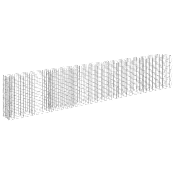 Strat înălțat gabion, 450 x 30 x 90 cm, oțel inoxidabil - WALTI WALTI