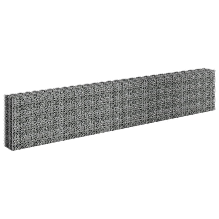 Strat înălțat gabion, 450 x 30 x 90 cm, oțel inoxidabil - WALTI WALTI