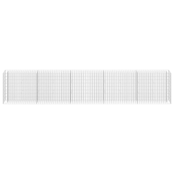 Strat înălțat gabion, 450 x 30 x 90 cm, oțel inoxidabil - WALTI WALTI