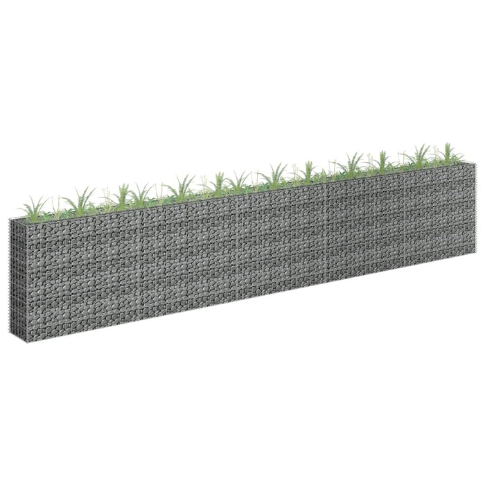 Strat înălțat gabion, 450 x 30 x 90 cm, oțel inoxidabil - WALTI WALTI