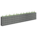 Strat înălțat gabion, 450 x 30 x 90 cm, oțel inoxidabil - WALTI WALTI