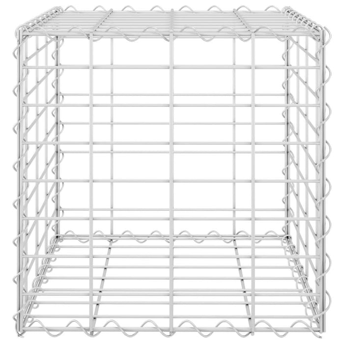 Strat înălțat cub gabion, 40 x 40 x 40 cm, sârmă de oțel - WALTI WALTI