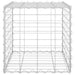 Strat înălțat cub gabion, 40 x 40 x 40 cm, sârmă de oțel - WALTI WALTI