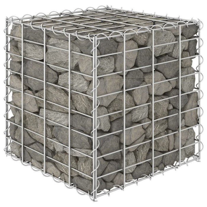 Strat înălțat cub gabion, 40 x 40 x 40 cm, sârmă de oțel - WALTI WALTI