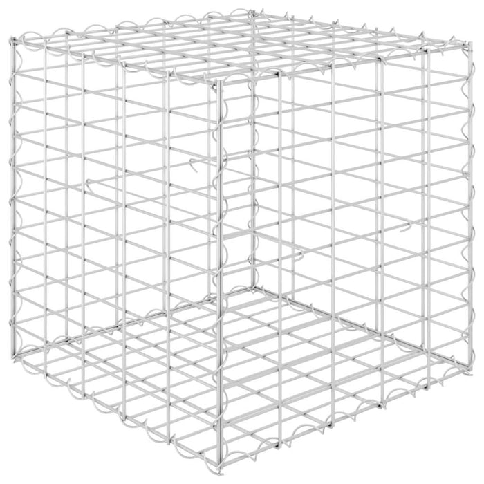 Strat înălțat cub gabion, 50 x 50 x 50 cm, sârmă de oțel - WALTI WALTI