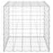 Strat înălțat cub gabion, 50 x 50 x 50 cm, sârmă de oțel - WALTI WALTI