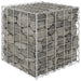 Strat înălțat cub gabion, 50 x 50 x 50 cm, sârmă de oțel - WALTI WALTI