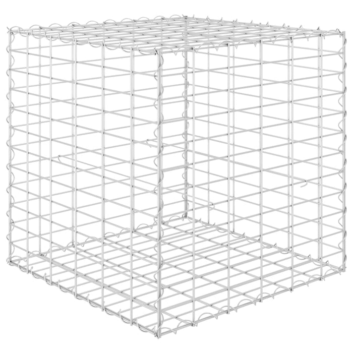 Strat înălțat cub gabion, 60 x 60 x 60 cm, sârmă de oțel - WALTI WALTI