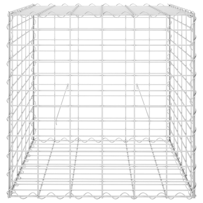 Strat înălțat cub gabion, 60 x 60 x 60 cm, sârmă de oțel - WALTI WALTI