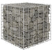 Strat înălțat cub gabion, 60 x 60 x 60 cm, sârmă de oțel - WALTI WALTI
