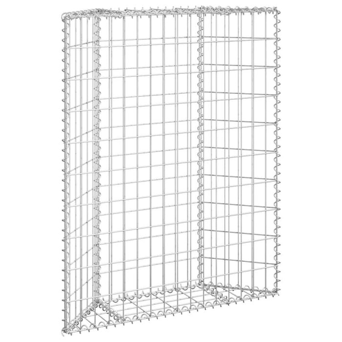 Strat înălțat gabion trapez, 80x20x100 cm, oțel galvanizat - WALTI WALTI