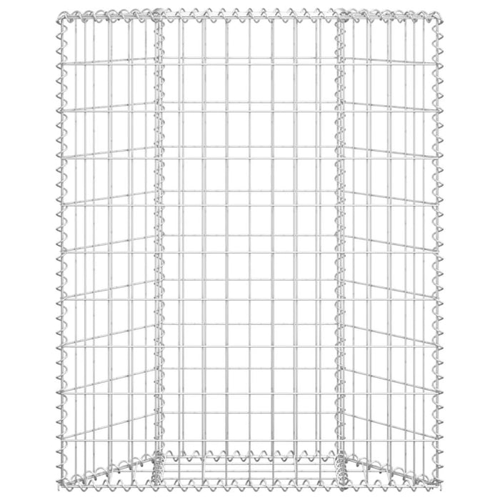 Strat înălțat gabion trapez, 80x20x100 cm, oțel galvanizat - WALTI WALTI